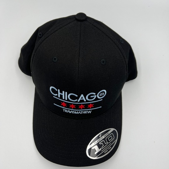 Chicago TravisMathew Hat 110 Flexfit Tech Baseball Cap - Picture 5 of 5